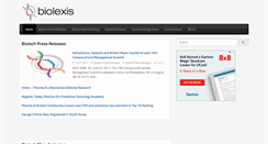 Desktop Screenshot of biolexis.com
